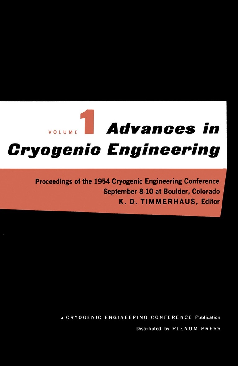 Advances in Cryogenic Engineering 1