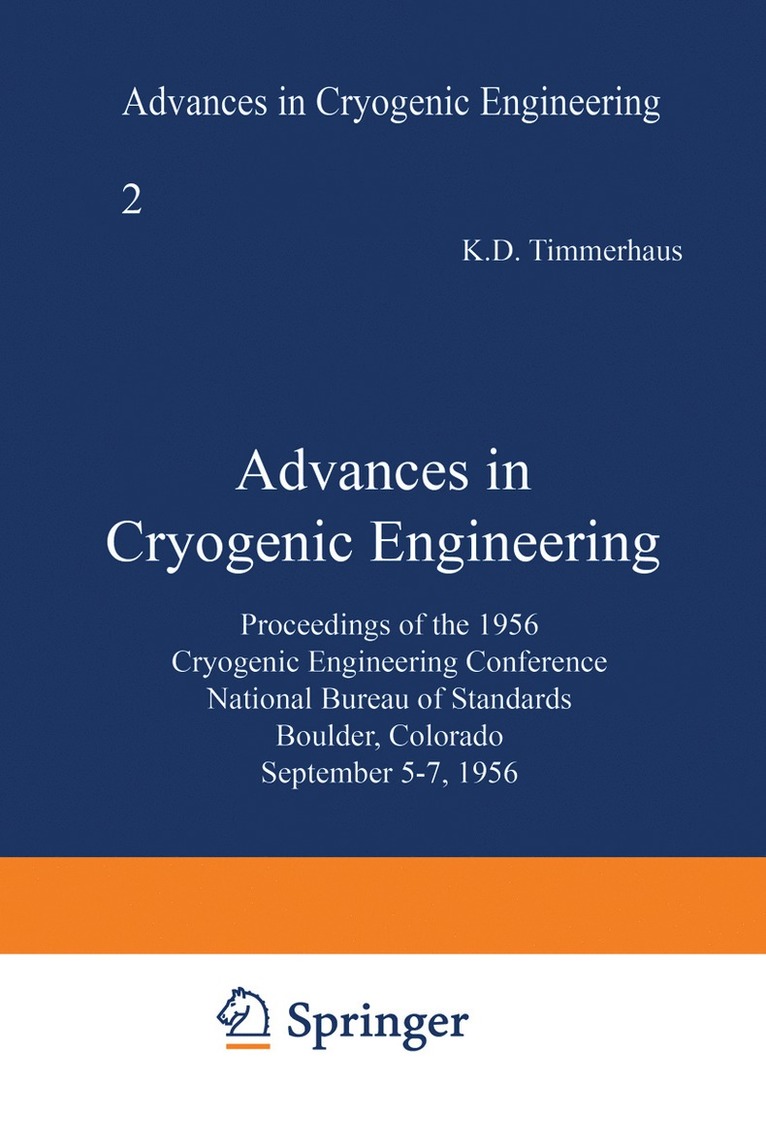 Advances in Cryogenic Engineering 1