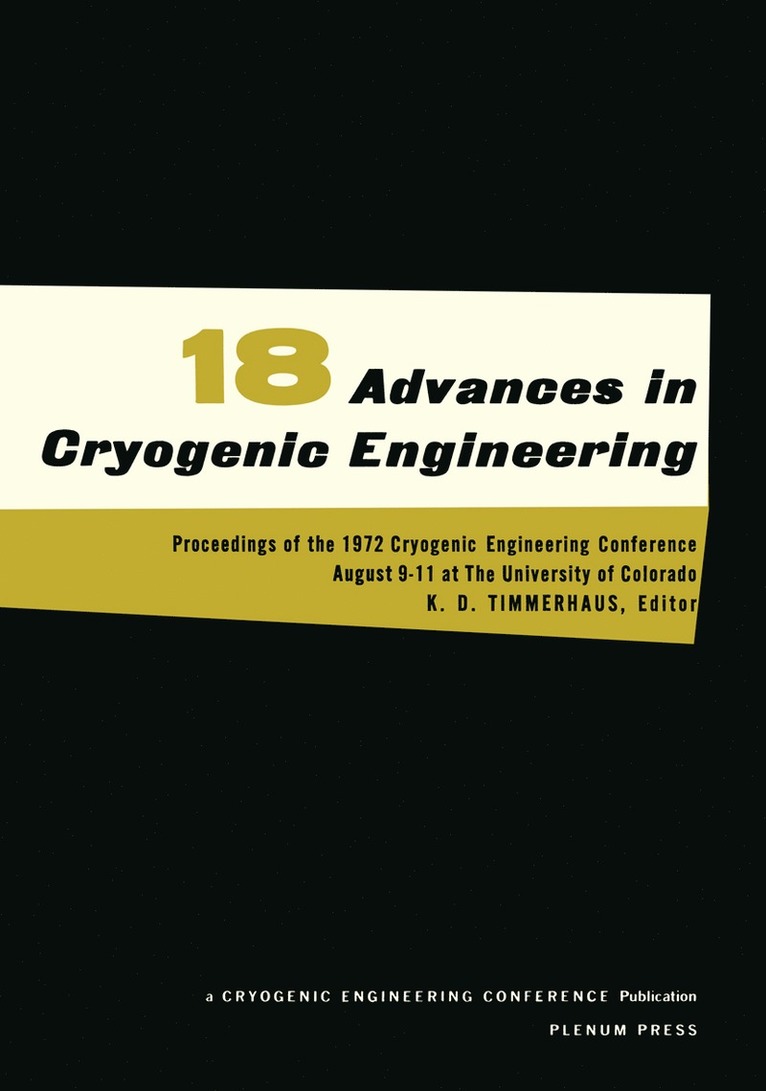 Advances in Cryogenic Engineering 1