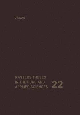 W. H. Shafer - Masters Theses in the Pure and Applied Sciences, Häftad