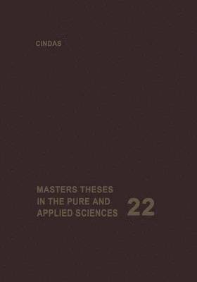 Masters Theses in the Pure and Applied Sciences 1