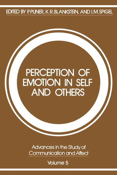 bokomslag Perception of Emotion in Self and Others