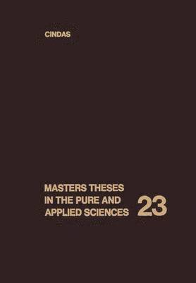 Masters Theses in the Pure and Applied Sciences 1