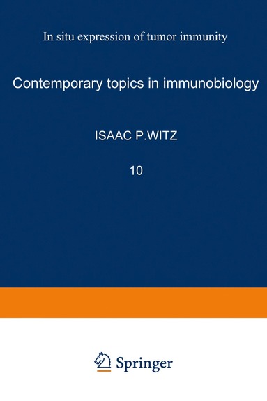 bokomslag In Situ Expression of Tumor Immunity