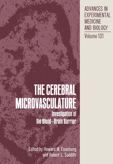 Howard M. Eisenberg - Cerebral Microvasculature, Häftad