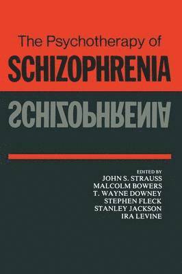 bokomslag Psychotherapy of Schizophrenia
