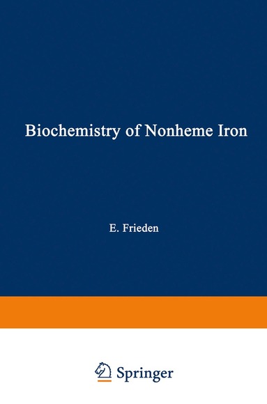 bokomslag Biochemistry of Nonheme Iron