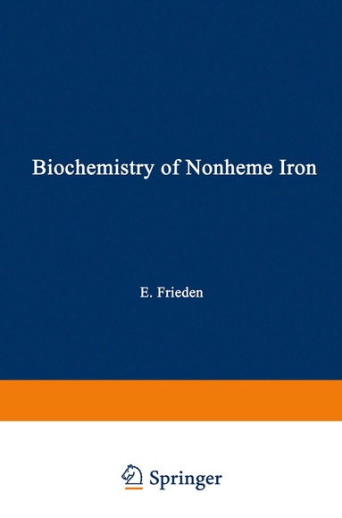 bokomslag Biochemistry of Nonheme Iron