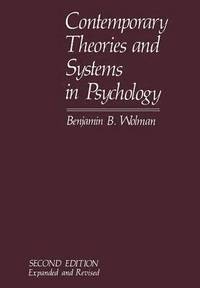bokomslag Contemporary Theories and Systems in Psychology
