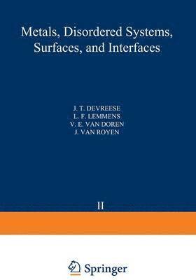 Recent Developments in Condensed Matter Physics 1