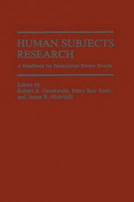 Robert A. Greenwald - Human Subjects Research, Häftad