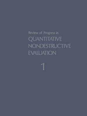 bokomslag Review of Progress in Quantitative Nondestructive Evaluation