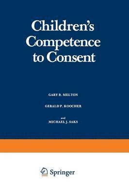 bokomslag Children's Competence to Consent