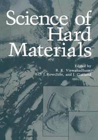 bokomslag Science of Hard Materials