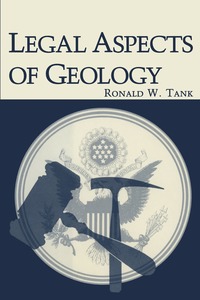 bokomslag Legal Aspects of Geology