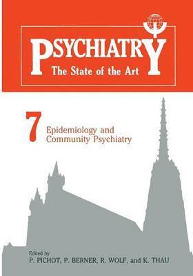 P. Pichot - Epidemiology and Community Psychiatry, Häftad