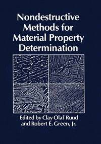 bokomslag Nondestructive Methods for Material Property Determination