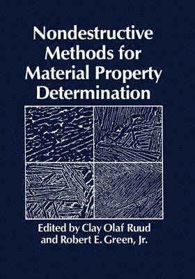 bokomslag Nondestructive Methods for Material Property Determination