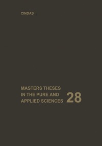 bokomslag Masters Theses in the Pure and Applied Sciences