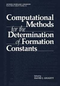 bokomslag Computational Methods for the Determination of Formation Constants