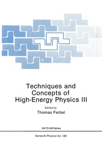 bokomslag Techniques and Concepts of High-Energy Physics III