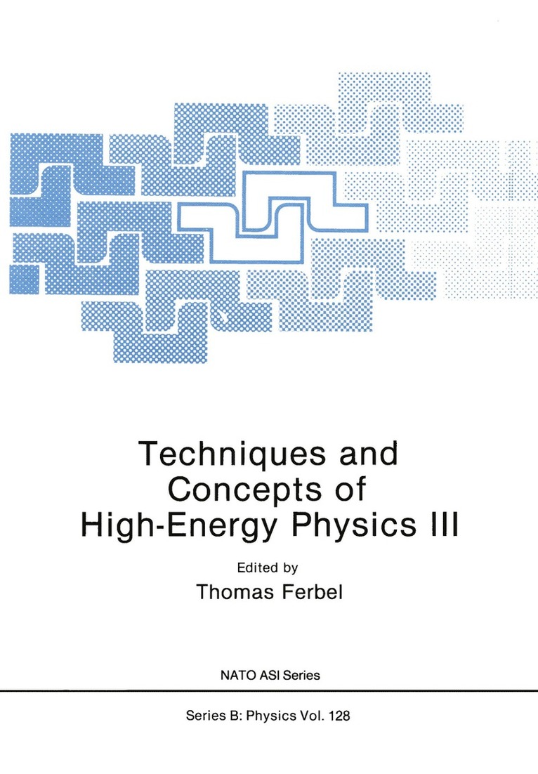 Thomas Ferbel - Techniques and Concepts of High-Energy Physics III, Häftad