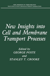 bokomslag New Insights into Cell and Membrane Transport Processes