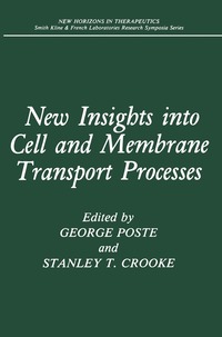 bokomslag New Insights into Cell and Membrane Transport Processes