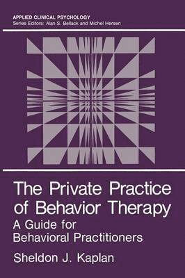 bokomslag The Private Practice of Behavior Therapy