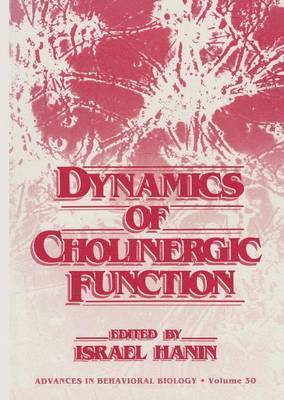 bokomslag Dynamics of Cholinergic Function