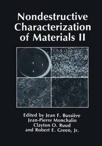 bokomslag Nondestructive Characterization of Materials II