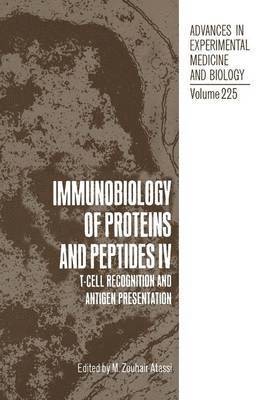 Immunobiology of Proteins and Peptides IV 1