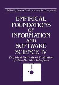 bokomslag Empirical Foundations of Information and Software Science IV