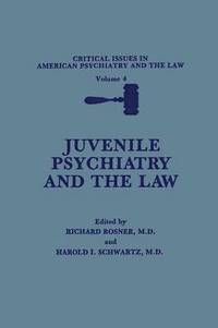 bokomslag Juvenile Psychiatry and the Law