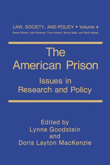Lynne Goodstein, Doris L. MacKenzie - American Prison, Häftad
