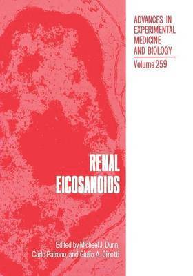 Michael Dunn - Renal Eicosanoids, Häftad