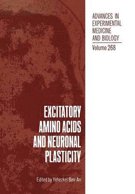 bokomslag Excitatory Amino Acids and Neuronal Plasticity