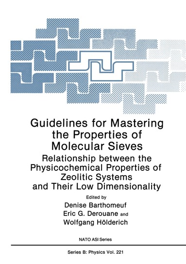 Denise Barthomeuf, E.G. Derouane, Wolfgang Hölderich - Guidelines for Mastering the Properties of Molecular Sieves, Häftad