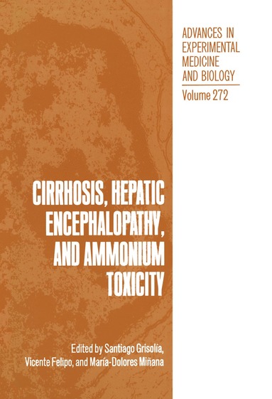 bokomslag Cirrhosis, Hepatic Encephalopathy, and Ammonium Toxicity