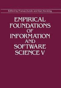 bokomslag Empirical Foundations of Information and Software Science V