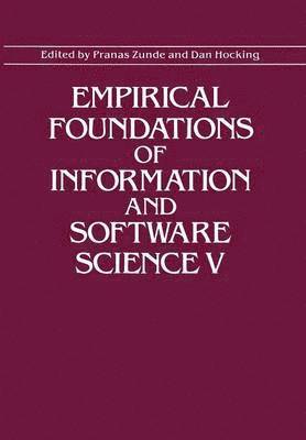 Empirical Foundations of Information and Software Science V 1
