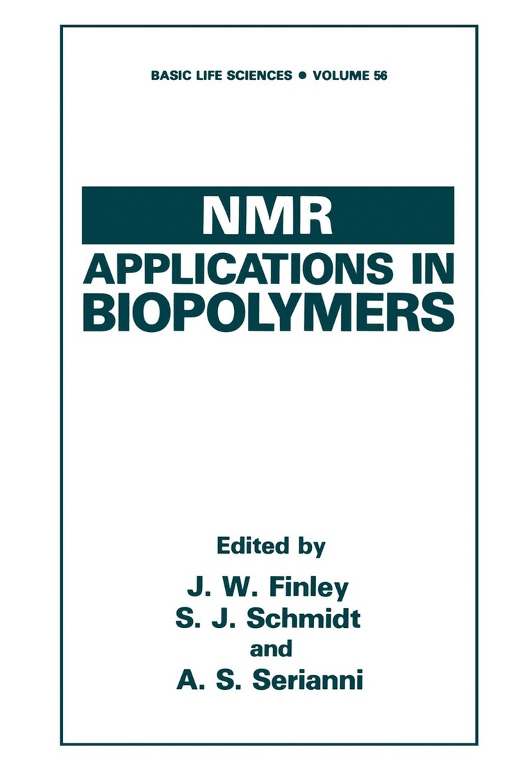 NMR Applications in Biopolymers 1