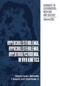 bokomslag Hypercholesterolemia, Hypocholesterolemia, Hypertriglyceridemia, in Vivo Kinetics