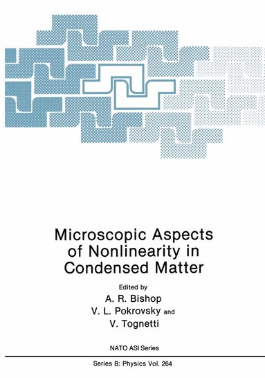 Alan R. Bishop, V.L. Pokrovsky, V. Tognetti - Microscopic Aspects of Nonlinearity in Condensed Matter, Häftad