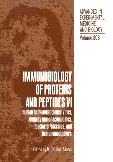 bokomslag Immunobiology of Proteins and Peptides VI