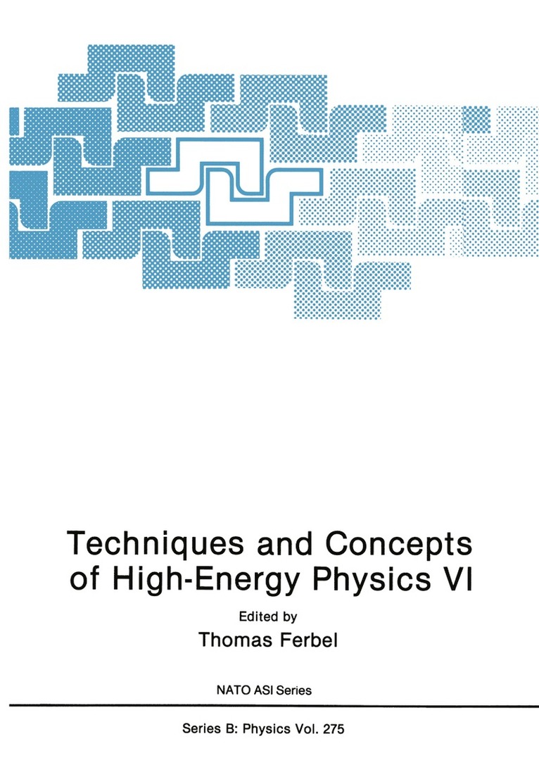 Techniques and Concepts of High-Energy Physics VI 1