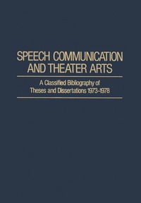 bokomslag Speech Communication and Theater Arts