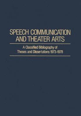 bokomslag Speech Communication and Theater Arts