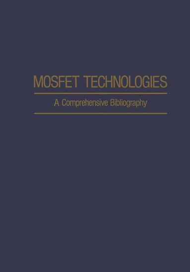 bokomslag Mosfet Technologies