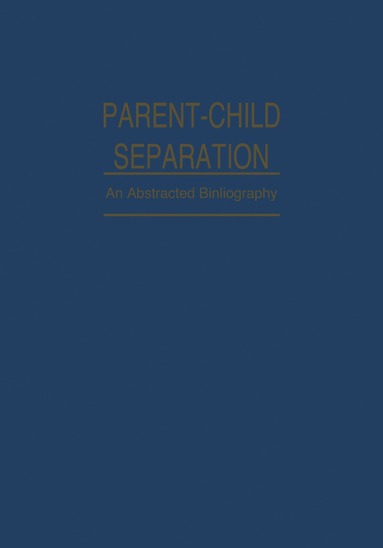 bokomslag Parent-Child Separation